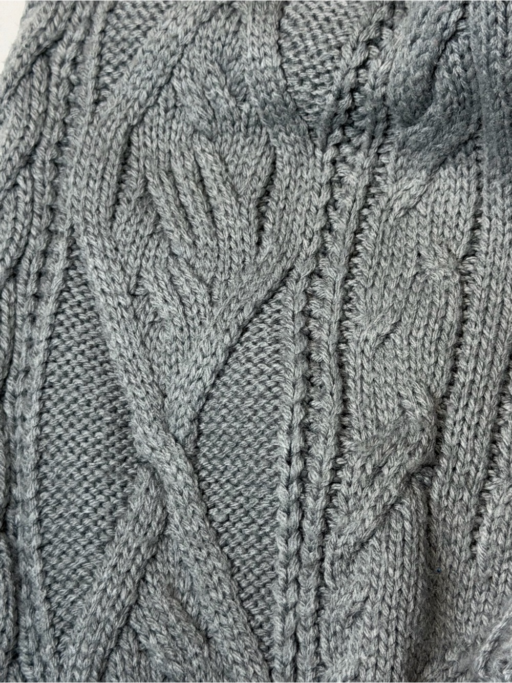 Chelsea&Violet Girls Cable Knit Sweater grey - Picture 4 of 8